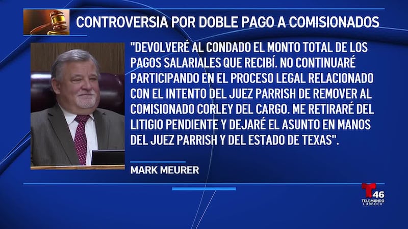 También se retirará del proceso legal contra Jason Corley