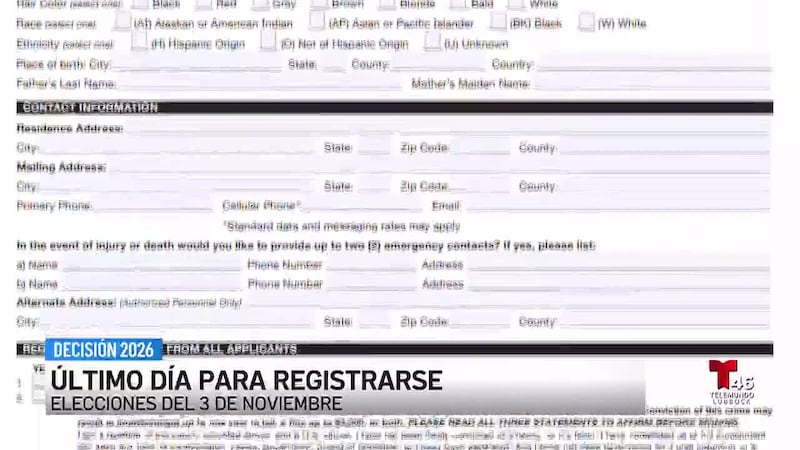 La votación anticipada comenzará el 19 de octubre