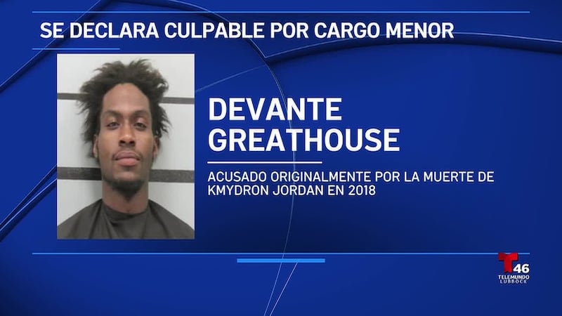 Devante Greathouse fue acusado por la muerte de Kmydron Jordan en 2018