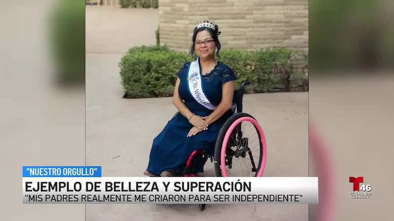 La representante de Texas en Miss Wheelchair America habla de su discapacidad, su familia y su...